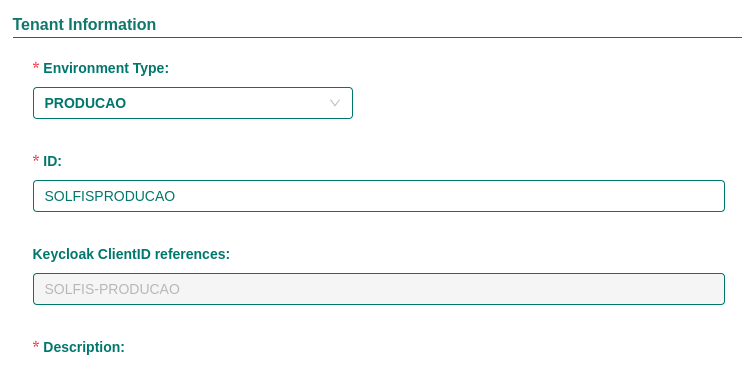 Tenant clientid references